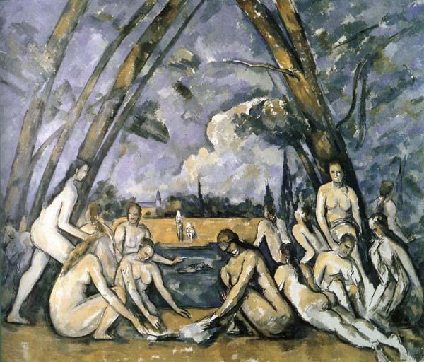 Paul Cezanne Les Grandes Baigneuses